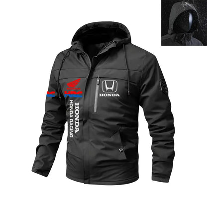 Motorcykeljacka i Racing-stil – Lös Passform, Herr, S–XXXL