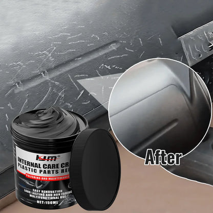 NEW Car Bumper Repair Paste - Restores Artificial Leather with Plastic, Enhances Black Effect, Car Polishing with Refurb Coating