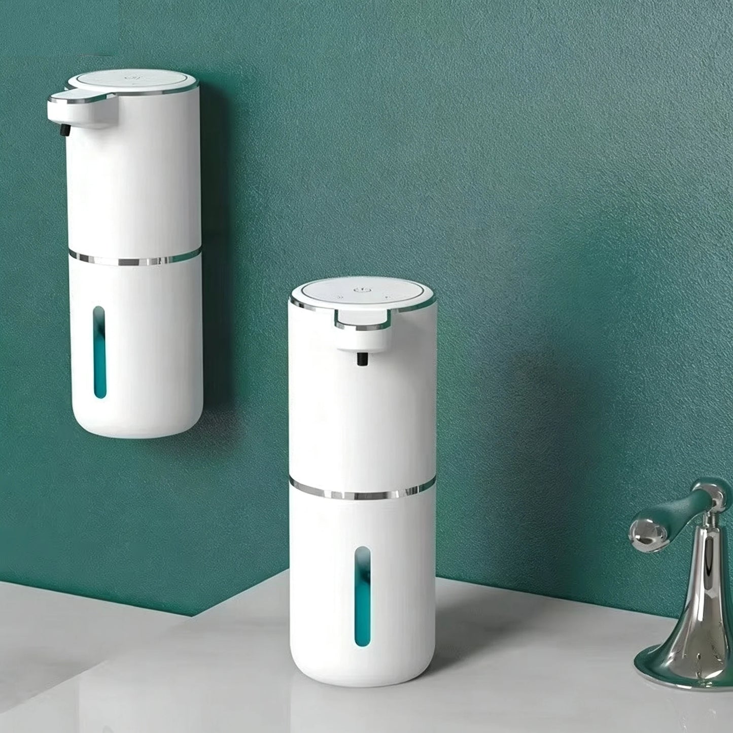 Automatic Liquid/Foma Soap Dispenser, Touchless Electric Dispenser, USB Rechargeable with Infrared Sensor for Bathroom,Kitchen