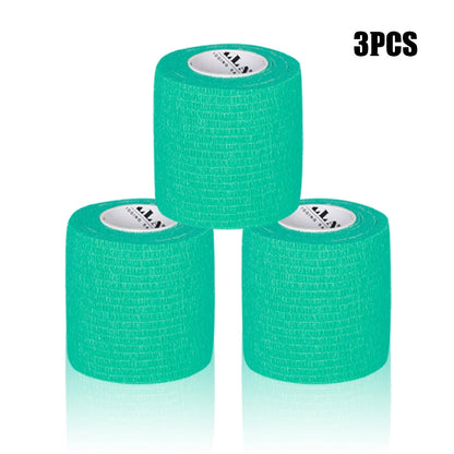 16/10/3PCS Tattoo Grip Bandage Colorful Self Adhesive Wrap 5cm X 4.5m Non Slip Handle Tape Tattoo Machine Grip Cover Supplies