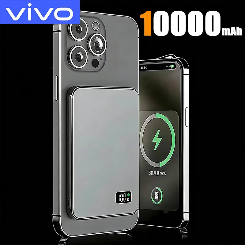 VIVO 500000mAh Magnetic Power Bank PD22.5W Super Fast Charging Portable External Battery for Magsafe For Iphone Samsung Huawei