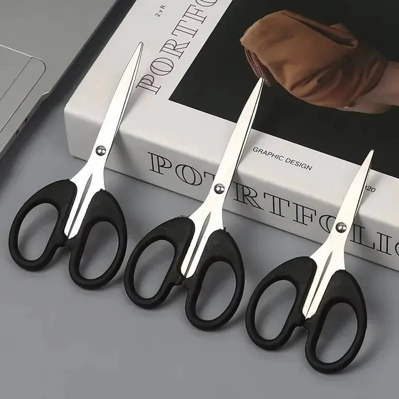 2/3Pcs New Office Scissors Student DIY Handcraft Paper Cutting Knife Home Art Stainless Steel Children's Scissors Office Supply