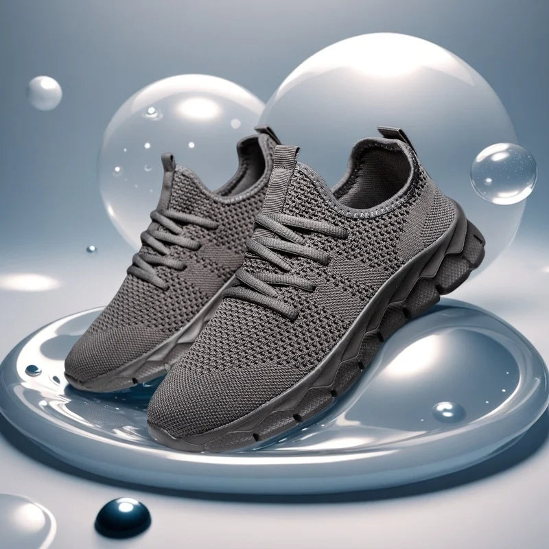 Mesh-sneakers för herr & dam – Lätta, andningsbara, löpning & vardag, storlek 35–48, 5 färger