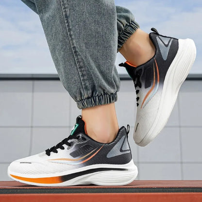 Men's Summer Carbon Plate Marathon Running Shoes Air Cushion Tennis Sneakers Breathable Comfortable Men Basketball Sports Shoes