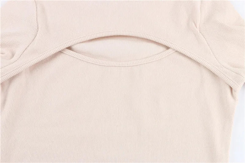 Cross-border foreign trade new autumn and winter bra long sleeve knit hoodie women's Europe and the United States single top