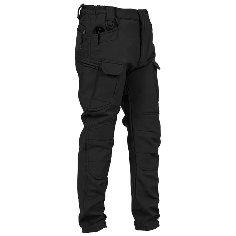 Outdoor Assault Pants with Thickened Fleece for Men Waterproof and Warm Various Colors of Casual Work Pants Hiking Pants