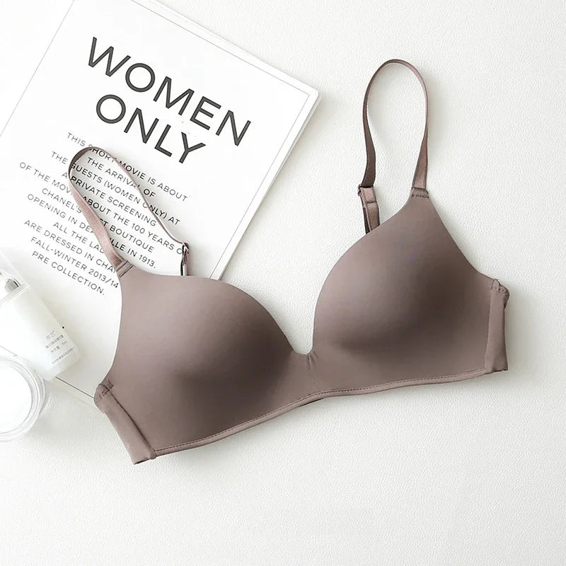 Seamless Bras for Women Push Up Bras No Wire Brassiere A B Cup Underwear Sexy Bralette Three Quarters(3/4 Cup)  Lingerie 2027