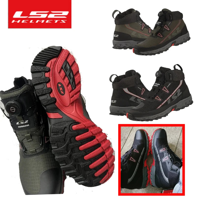 LS2 Trekker MBW015 Vattentäta MC-kängor för Herr