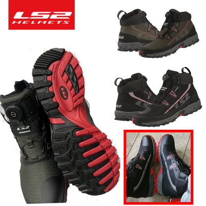 LS2 Trekker MBW015 Vattentäta MC-kängor för Herr