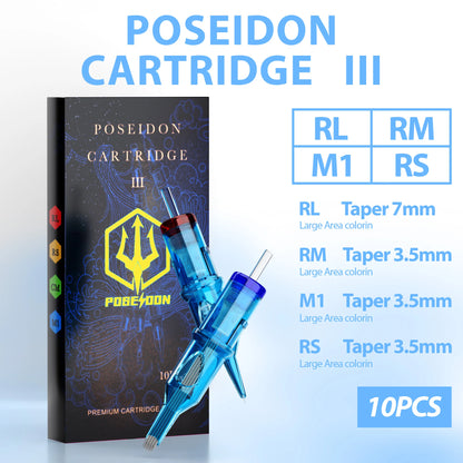 10Pcs POSEIDON V3 Pro Tattoo Needles High Quality Disposable Permanent Makeup Tattoo Cartridge Needles For Tattoo Machine