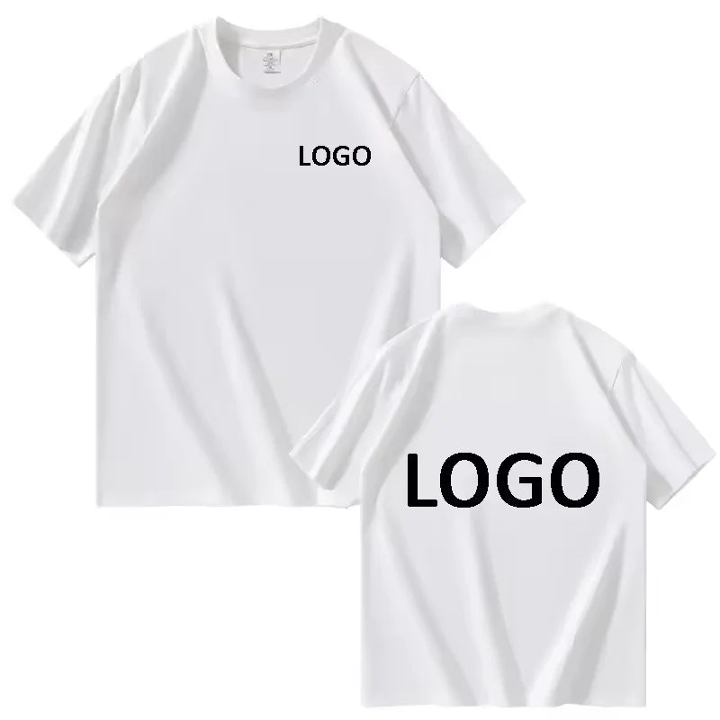 Eget tryck & logotyp, kortärmad t-shirt i bomull, reklamkläder & profilprodukter
