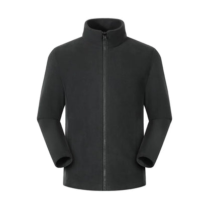 Custom Men Women's Fleece Thermal Hiking Jacket Outdoor Sports Climbing Trekking Camping Windbreaker Warm Coat For Men ﻿