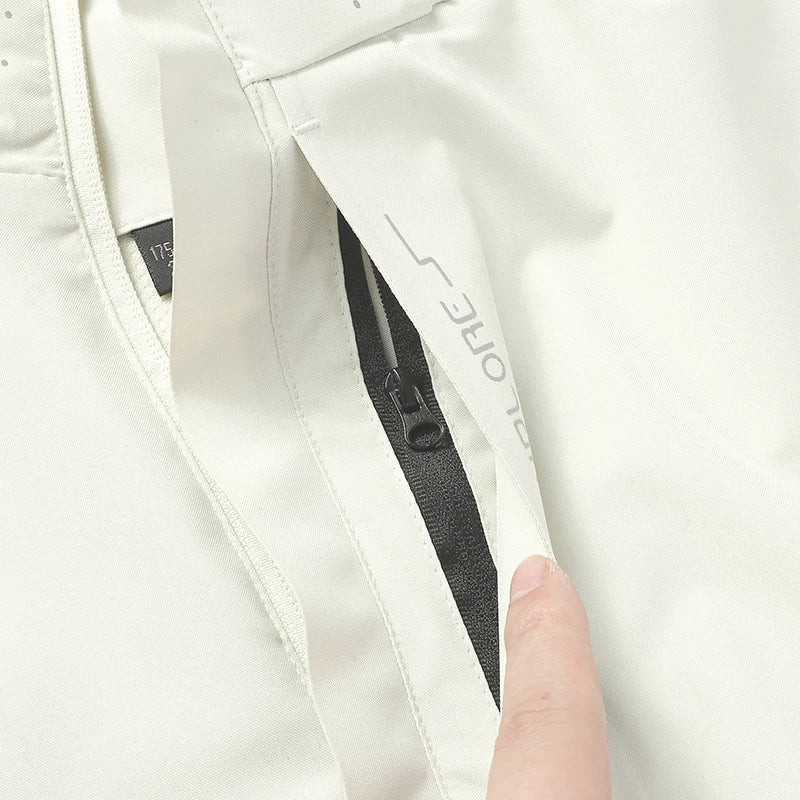 Waterproof Windproof Hooded Jacket For Men Women Outdoor Hiking Coat Spring Autumn Raincoat Custom Logo
