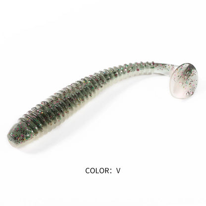 Supercontinent Impact Ring Shad Fishing Lure Soft 63mm 80mm 97mm Plastics Baits Swimbait Jigging Lure Artificial Baits