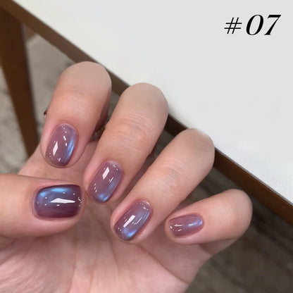 MIANEL Orion Nebula Cat Eye Gel Nail Polish Sparkling Crystal Shimmer Blue Purple Gold 2026 Spring/Summer Unique Special