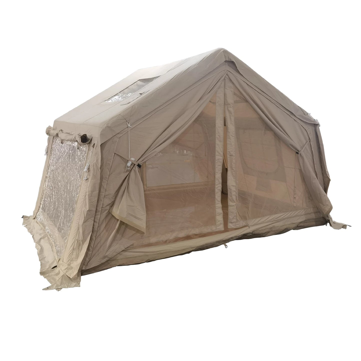 Outdoor Sauna Tent Portable Fireproof Camping Warm Ice Fishing Automatic Tent for Camping, Backyard, Home Gym