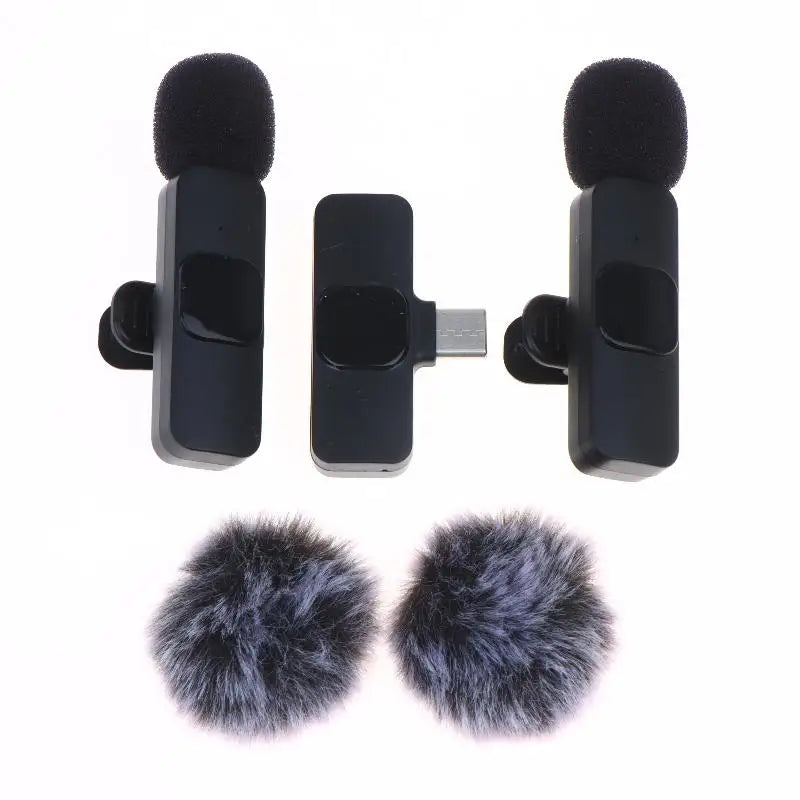 K9 Wireless  Microphone Mini Audio Video Recording Mic For Phone Android Laptop Live Gaming Mobile Phone Microphone