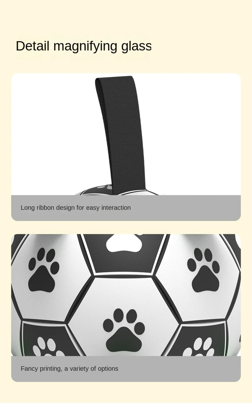 Dog Interactive Pull Football Toys with Grab Tabs Outdoor Training Balls Dog Sport Bite Chew Teething Ball Pet Supplies