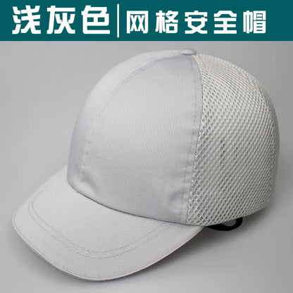 Bump Hat for Safety Baseball Cap Style Hard Hats for Adult Men Women Breathable Lightweight for Head Protection Short Brim