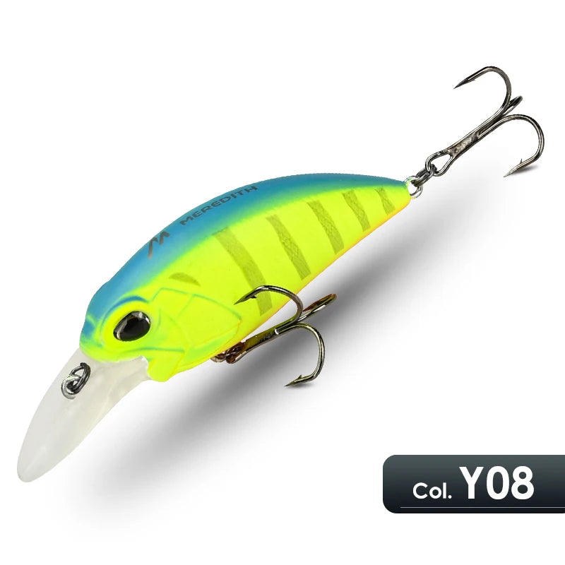 MEREDITH JERK CRANK M65 Floating 14g Hot Model Fishing Lure Hard Bait 11Color Wobbler Crank Quality Professional Depth 2.0-2.5m