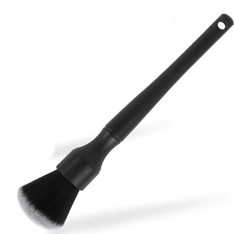 Ultra-Soft Car Detailing Brush Super Soft Auto Interior Detail Brush synthetic boars hair  for cars seat leather cleaning