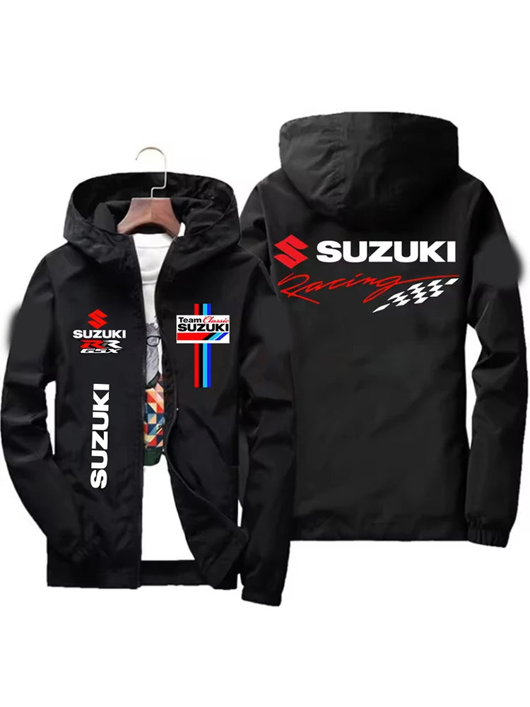 Suzuki Racing Jacket Herr – Vindtät Casual Sportsjacka Vår & Höst