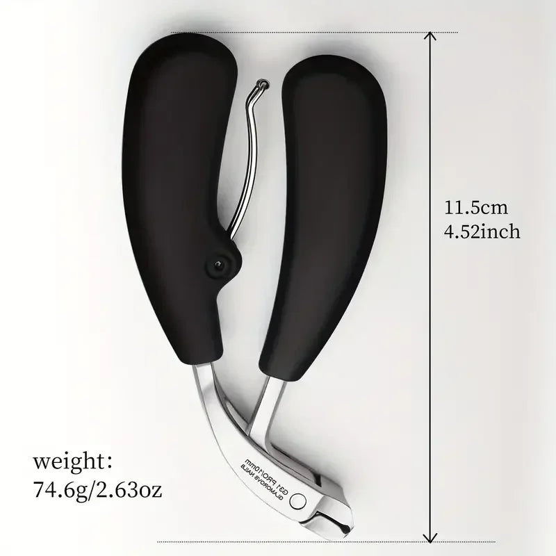 Heavy-Duty Nail Clippers Prevent Splashing Wide Fingernail Clipper Thick Hard Toenail Cutter Arc Blade Manicure Scissor Tools