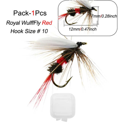 1/3Pcs Fly Fishing Lure Nymph Dry Wet Flies Bionic Bait Fly Trout Fishing Lures