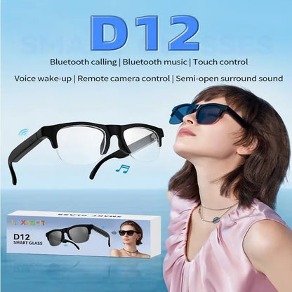 Lenovo AI Smart Glasses Voice Assistant Music Touch Control Bluetooth Call Outdoor Fashion Sunglasses For Men Women 2026 New