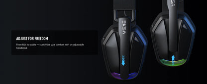 EKSA G19BT 2.4GHz Wireless Gaming Headphones Ultra-light Bluetooth 5.4 Headset Gamer with Microphone for PC/PS5/Xbox