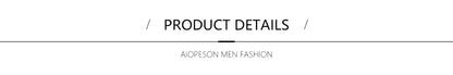 AIOPESON100% Cotton Men T-shirt V-neck Fashion Design Slim Fit Soild T-shirts Male Tops Tees Short Sleeve T Shirt O-neck For Men