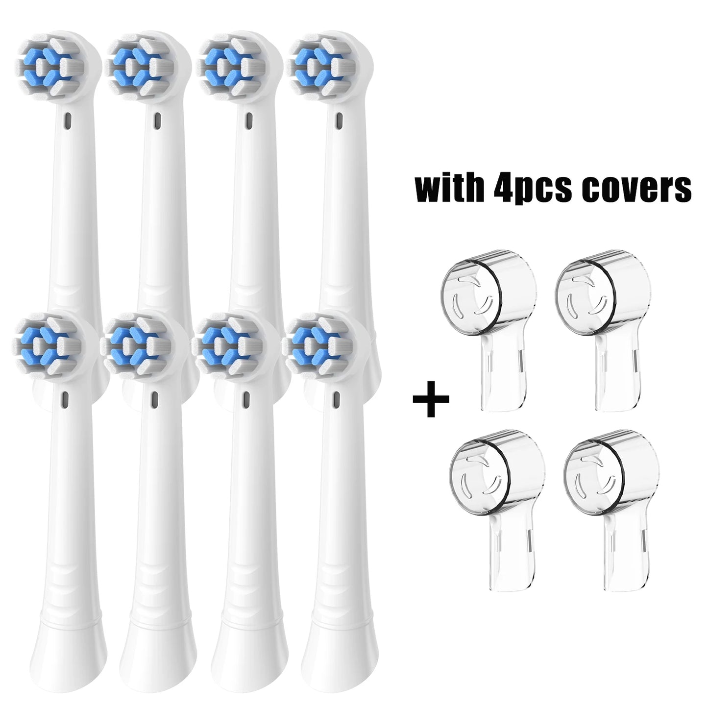 4/8/12/16/20 Pack Replacement Toothbrush Heads Compatible with Oral B IO, Brush Heads for Oral-B IO 2/3/4/5/6/7/8/9/10/7G Series