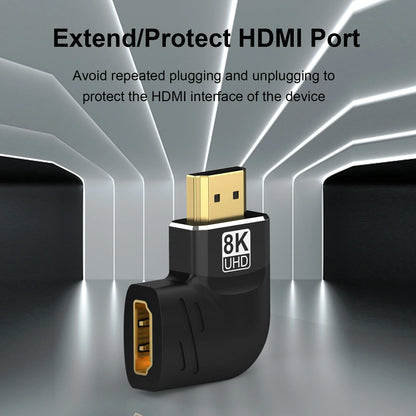 HDMI 2.1-adapter med 90° eller 270° vinkel – 8K 60 Hz