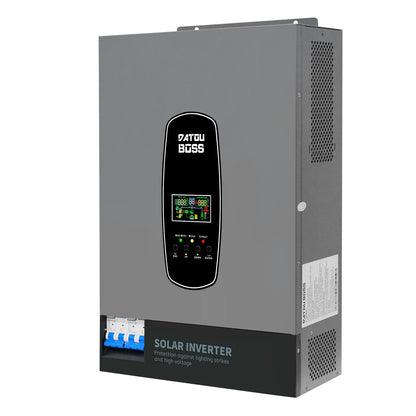 DATOUBOSS Solhybridinverter Ren Sinusvåg – 1,8kW 12V / 3kW 24V / 6,2kW 48V till 220V, Parallellanslutning, EU-lager Polen