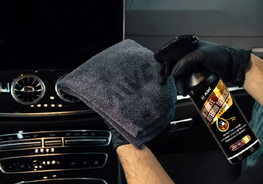 AIVC Interior Detailer Leather plastic Rubber Dressing Ceramic Black Shine Trim Restorer Car Auto Polish Cleaning Products