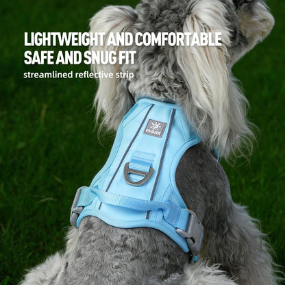 Reflekterande No-Pull Hundsele – Ergonomisk Oxford-väst med Handtag, S–XL, 5 Färger