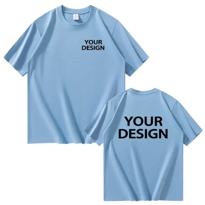 T-shirt i Bomull med Eget Tryck & Logotyp – Unisex, Lös Passform | XS–4XL