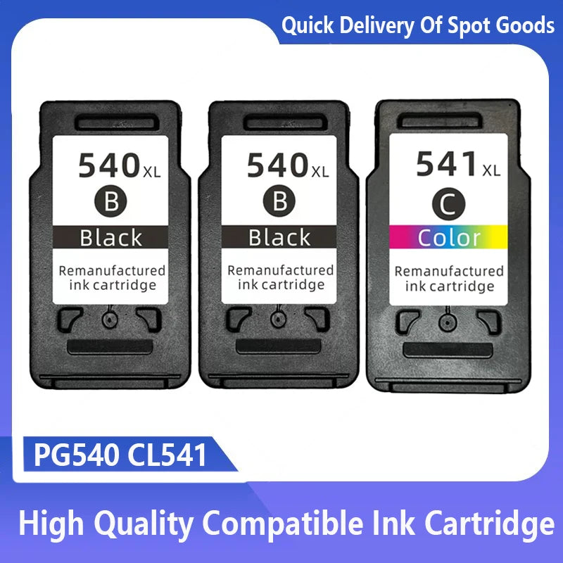 PG-540 CL-541 Kompatibel Bläckpatron för Canon Pixma-skrivare