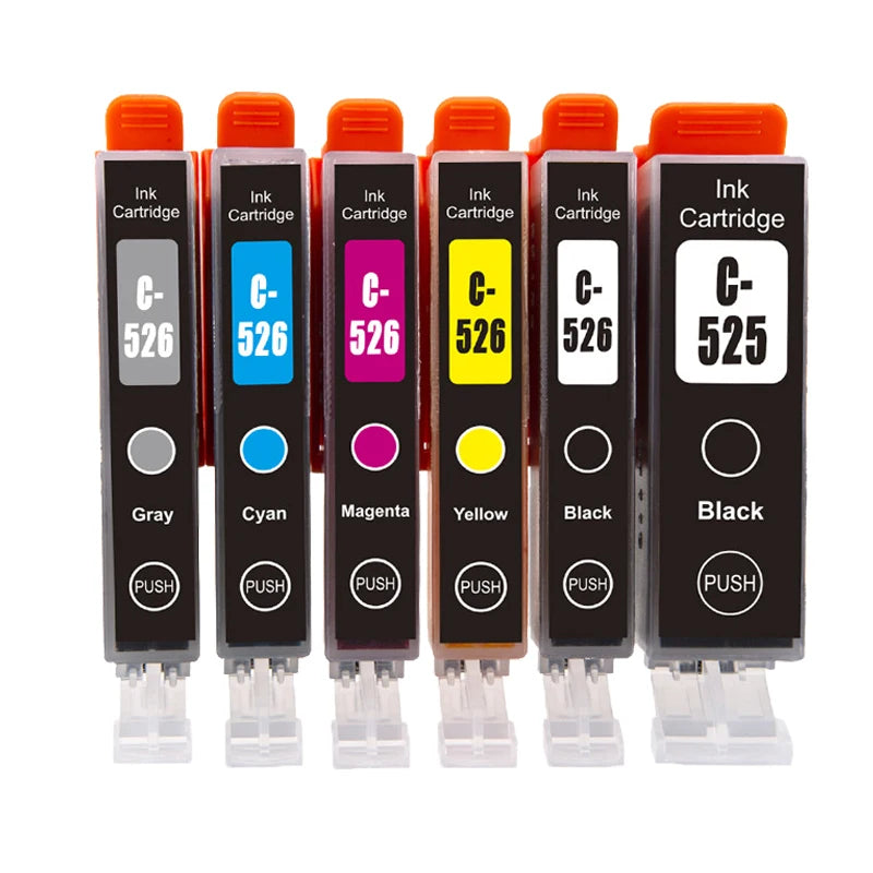 PGI525 PGI 525 CLI 526 Bläckpatroner för Canon Pixma-skrivare