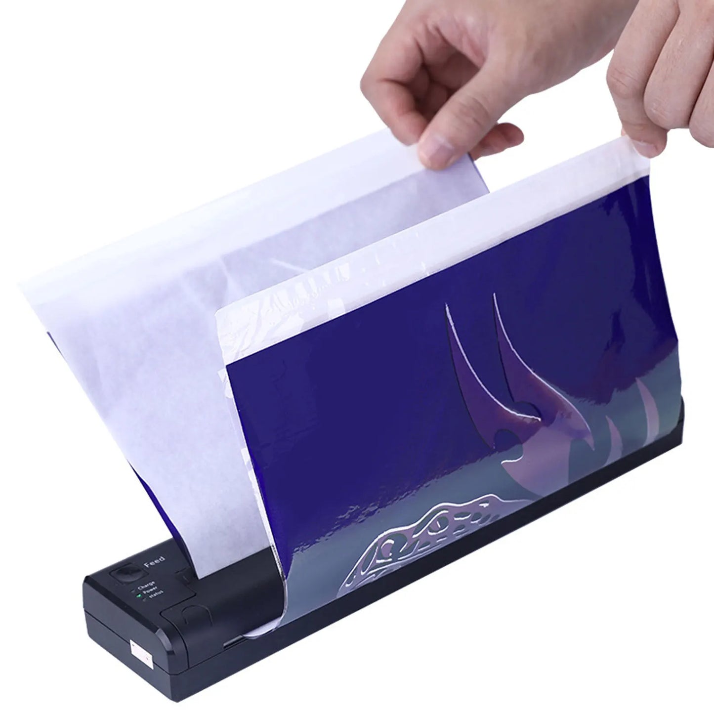50pcs Clear Pattern Thermal Tattoo TransferTransparent Tattoo Transfer Paper Tattoo Stencil  Film Paper Stencil Accessories