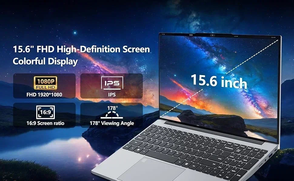Intel Core i9 10980HK 15.6” Gaming Laptop 32GB RAM 2TB SSD Win 11 Fingerprint Unlock Ultra Slim Gaming Office Laptop Notebook