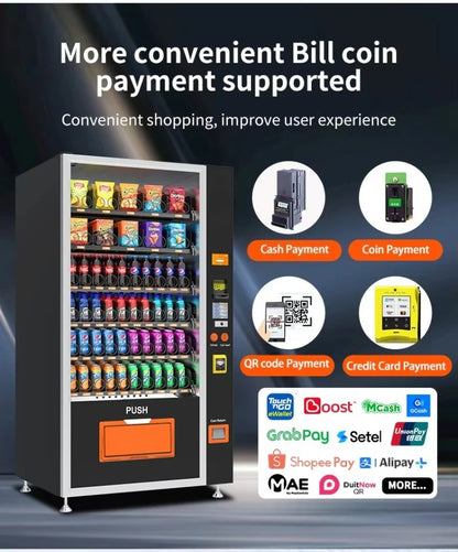 Smart kylmaskin för drycker och snacks