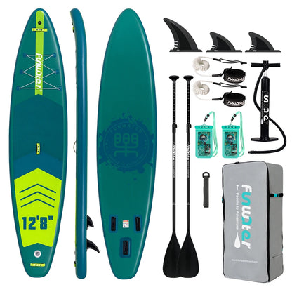 FunWater uppblåsbart SUP-bräde med tillbehör – flera storlekar