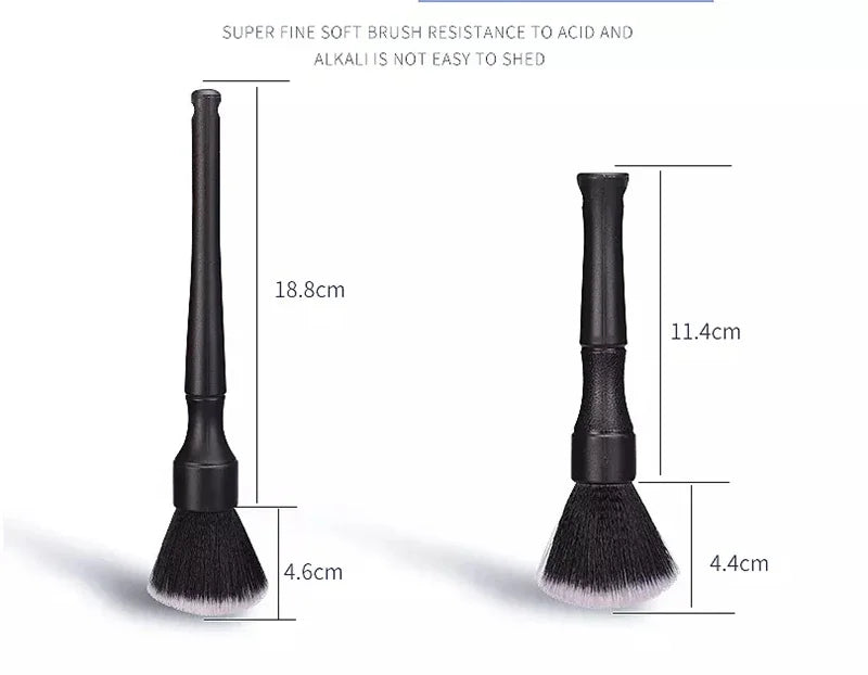 Ultra-Soft Car Detailing Brush Super Soft Auto Interior Detail Brush synthetic boars hair  for cars seat leather cleaning