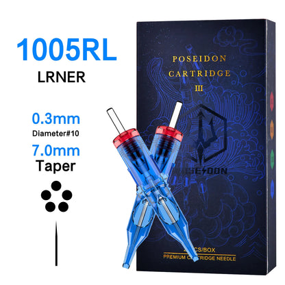 10Pcs POSEIDON V3 Pro Tattoo Needles High Quality Disposable Permanent Makeup Tattoo Cartridge Needles For Tattoo Machine