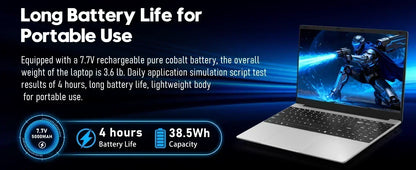 Intel Core i9 10980HK 15.6” Gaming Laptop 32GB RAM 2TB SSD Win 11 Fingerprint Unlock Ultra Slim Gaming Office Laptop Notebook