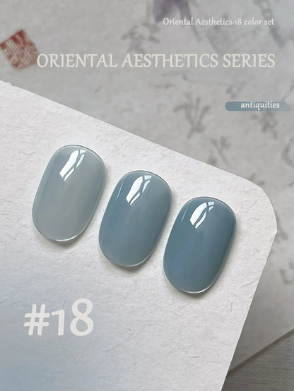 1-30pcs PSK Nude Pink Color Nail Art Ice Transparent Bare Color Nail Enamel 2026 New Net Red Popular White Gel Nail Polish