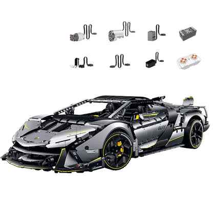 10638 sportbil – byggsats 1:8 med 3 392 delar och motoralternativ