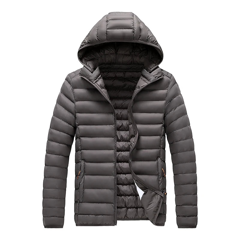 Vinterparkas Herr – Vattentät, varm, löstagbar huva, S–8XL, 11 färger