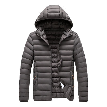 Vinterparkas Herr – Vattentät, varm, löstagbar huva, S–8XL, 11 färger